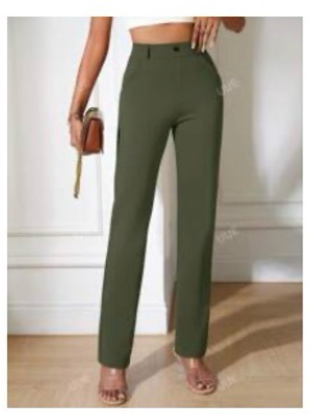 high waist, bootcut, stretch fabric, functional front pockets & belt loops pants